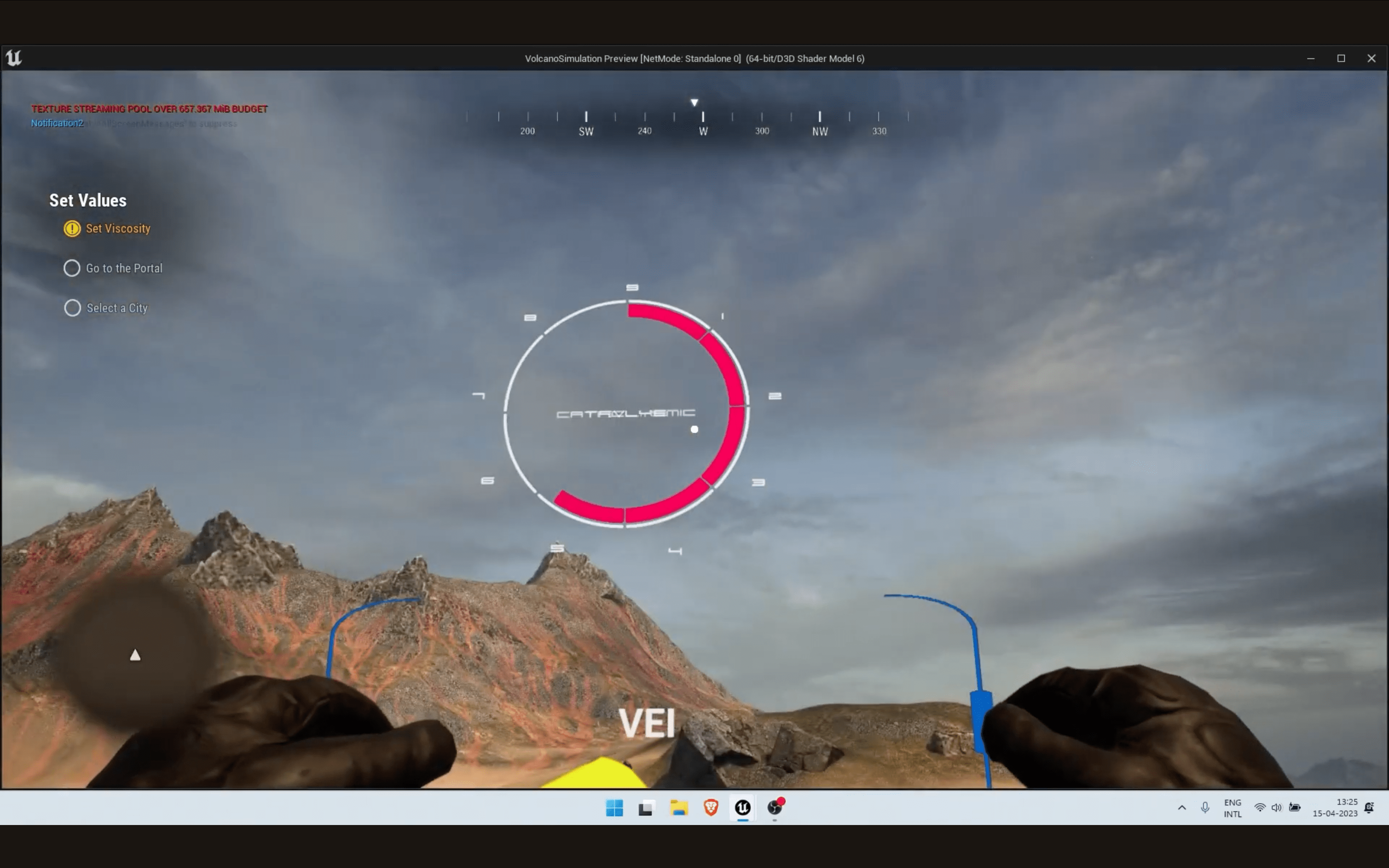 Volcano Education Game | Third-Person Learning Simulation in Unreal Engine